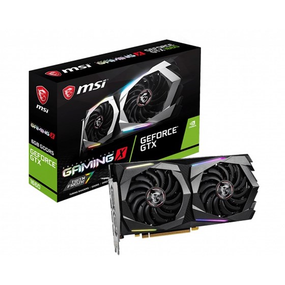 Grafička kartica VGA MSI GeForce GTX 1660 Gaming X 6GB 3xDP 1x HDMI P/N: GTX 1660 GAMING X 6G